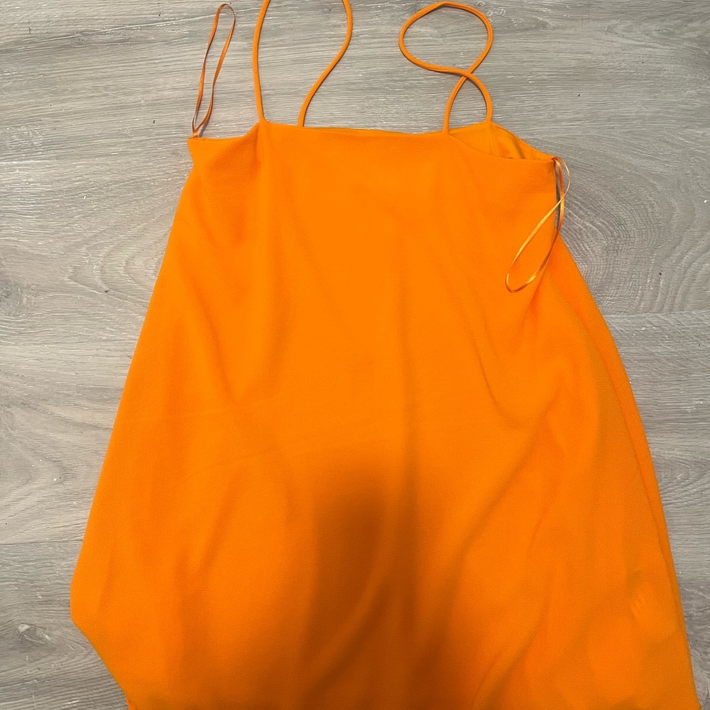 Unworn Zara orange dress